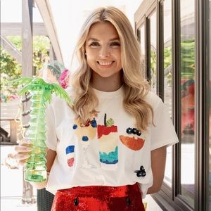 Queen of Sparkles Rum, Wine, and Blueberry Tee